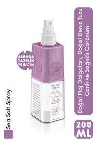 Nish Dolgunlaştırıcı Islak Görünümlü Deniz Tuzlu Orta Saç Spreyi 200 ml
