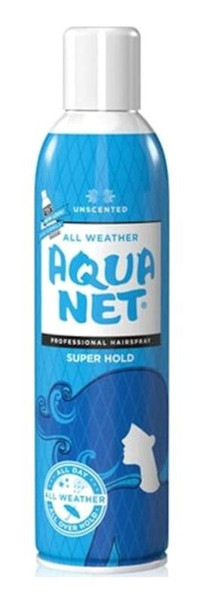 Aquanet Super Hold - Unscented Şekillendirici Islak Görünümlü Keratinli Güçlü Saç Spreyi 312 gr