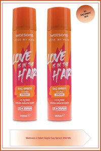 Watsons Şekillendirici Islak Görünümlü Keratinli Güçlü Saç Spreyi 2x250 ml