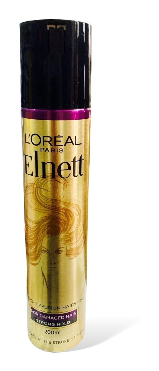 L'Oreal Paris Elnett Şekillendirici Islak Görünümlü Argan Yağlı Güçlü Saç Spreyi 200 ml