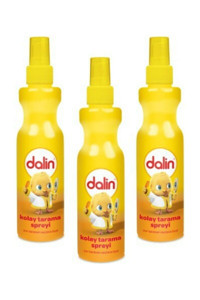 Dalin Kolay Tarama Islak Görünümlü Keratinli Güçlü Saç Spreyi 3x200 ml