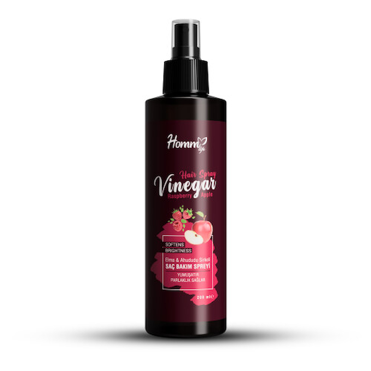 Homm Bitkisel Vinegar Şekillendirici Islak Görünümlü Keratinli Güçlü Saç Spreyi 250 ml