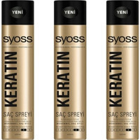 Syoss No: 4 Onarıcı Islak Görünümlü Keratinli Saç Spreyi 3x400 ml