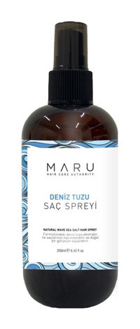 Maru Dolgunlaştırıcı Islak Görünümlü Deniz Tuzlu Güçlü Saç Spreyi 250 ml