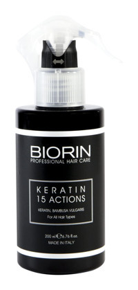Biorin 15 Action Şekillendirici Islak Görünümlü Keratinli Güçlü Saç Spreyi 200 ml