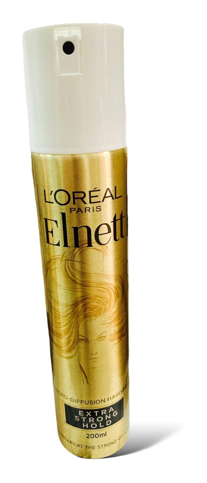 L'Oreal Paris Elnett Şekillendirici Islak Görünümlü Keratinli Ekstra Güçlü Saç Spreyi 200 ml