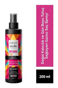 Urban Care Natural Flex Şekillendirici Islak Görünümlü Provitaminli Hafif Saç Spreyi 200 ml