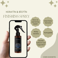Maru Finishing Besleyici Islak Görünümlü Biotin Güçlü Saç Spreyi 150 ml