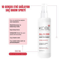 Kobe All In One Isıdan Koruyucu Islak Görünümlü Keratinli Güçlü Saç Spreyi 250 ml