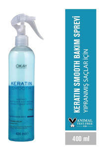 Okay Besleyici Islak Görünümlü Keratinli Hafif Saç Spreyi 400 ml