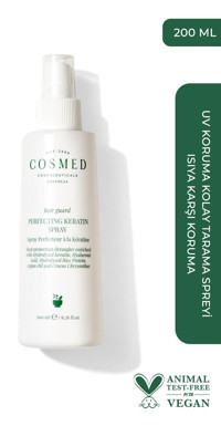 Cosmed Perfecting Isıdan Koruyucu Islak Görünümlü Keratinli Güçlü Saç Spreyi 200 ml