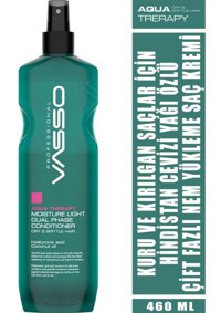 Vasso Vasso Aqua Therapy Nemlendirici Islak Görünümlü Hindistan Cevizi Yağlı Hafif Saç Spreyi 460 ml