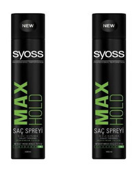 Syoss Max Hold Sabitleyici Islak Görünümlü Provitaminli Güçlü Saç Spreyi 2x400 ml
