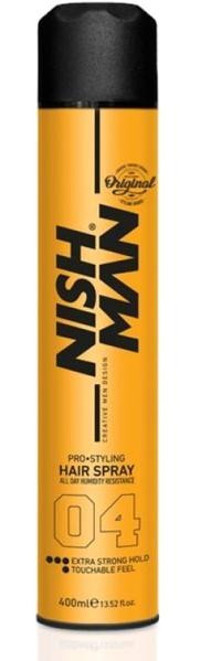 Nish No: 4 Şekillendirici Islak Görünümlü Provitaminli Ekstra Güçlü Saç Spreyi 400 ml