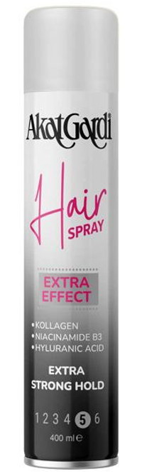 Akat Gardi Extra Effect5 Şekillendirici Islak Görünümlü Keratinli Güçlü Saç Spreyi 400 ml