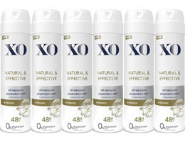 Xo Natural Effective Pudrasız Ter Önleyici Organik Sprey Kadın Deodorant 6x150 ml