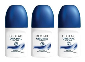 Deotak Orginal Pudrasız Ter Önleyici Roll-On Erkek Deodorant 3x35 ml
