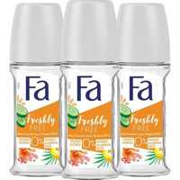 Fa Freshly Free Karpuz Pudrasız Ter Önleyici Roll-On Kadın Deodorant 3x50 ml