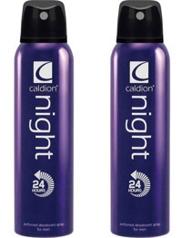 Caldion Caldion Night Pudrasız Ter Önleyici Sprey Erkek Deodorant 2x150 ml
