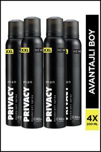 Privacy Pudrasız Ter Önleyici Sprey Erkek Deodorant 4x200 ml