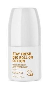 Farmasi Cotton Pudrasız Ter Önleyici Antiperspirant Roll-On Kadın Deodorant 50 ml