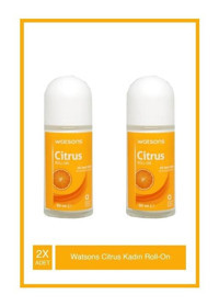 Watsons Narenciye Pudrasız Ter Önleyici Roll-On Kadın Deodorant 2x50 ml