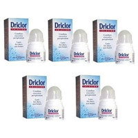 Driclor Pudrasız Ter Önleyici Roll-On Kadın Deodorant 5x20 ml