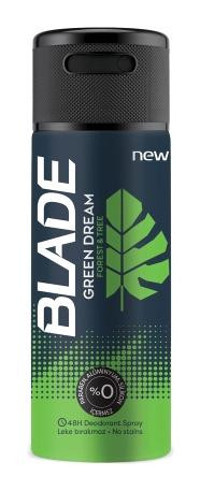 Blade Green Dream Pudrasız Ter Önleyici Antiperspirant Sprey Erkek Deodorant 150 ml