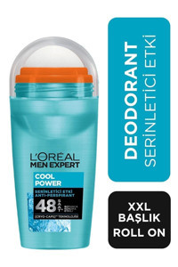 L'Oreal Paris Cool Power Pudralı Ter Önleyici Antiperspirant Roll-On Erkek Deodorant 50 ml