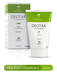 Deotak Plus Pudrasız Ter Önleyici Krem Erkek Deodorant 35 ml