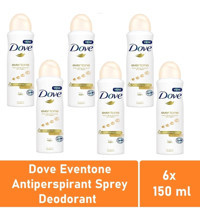 Dove Pudrasız Ter Önleyici Antiperspirant Sprey Kadın Deodorant 6x150 ml
