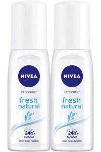 Nivea Pudrasız Ter Önleyici Organik Sprey Kadın Deodorant 2x75 ml