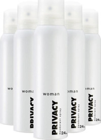 Privacy Pudrasız Ter Önleyici Sprey Kadın Deodorant 5x150 ml
