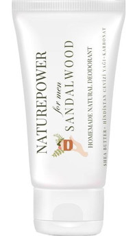 Naturepower Sandal Kokulu Pudrasız Ter Önleyici Krem Erkek Deodorant 30 ml