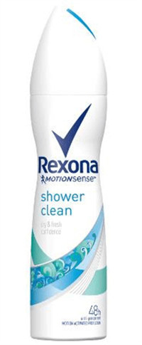 Rexona Shower Clean Pudralı Ter Önleyici Antiperspirant Sprey Kadın Deodorant 150 ml