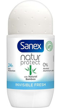 Sanex Natur Invisible Fresh Pudrasız Ter Önleyici Organik Roll-On Erkek Deodorant 50 ml