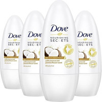 Dove Pudrasız Ter Önleyici Antiperspirant Roll-On Kadın Deodorant 4x50 ml