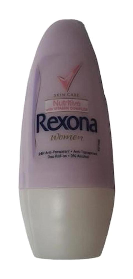 Rexona Nutritive Vitamin Complex Pudrasız Ter Önleyici Roll-On Kadın Deodorant 50 ml