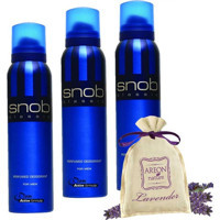 Snob Areon Nature Pudrasız Ter Önleyici Roll-On Erkek Deodorant 3x25 gr