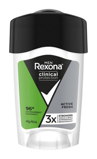 Rexona Clinical Protection Fresh Active Pudrasız Ter Önleyici Antiperspirant Stick Erkek Deodorant 45 ml