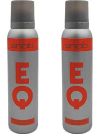 Snob Eq Pudrasız Sprey Erkek Deodorant 2x150 ml