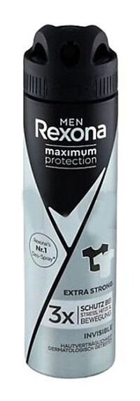 Rexona Maximum Protection Invisible Pudrasız Ter Önleyici Sprey Erkek Deodorant 150 ml