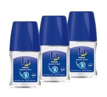 Fa Aqua Mini Pudrasız Ter Önleyici Antiperspirant Roll-On Kadın Deodorant 3x25 ml
