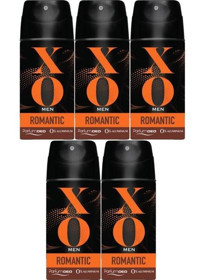 Xo Rotic Pudrasız Ter Önleyici Sprey Erkek Deodorant 5x150 ml