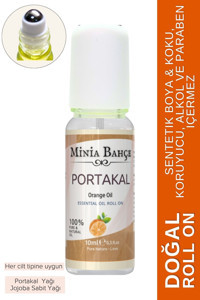 Minia Bahçe Portakal Pudrasız Ter Önleyici Organik Roll-On Kadın Deodorant 10 ml