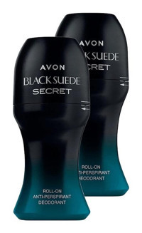 Avon Black Suede Secret Pudrasız Ter Önleyici Antiperspirant Roll-On Erkek Deodorant 2x50 ml