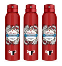 Old Spice Wolfhorn Pudrasız Ter Önleyici Sprey Erkek Deodorant 3x150 ml