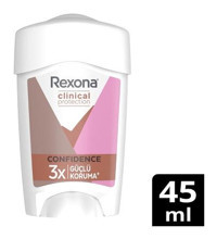 Rexona Clinical Protection Shower Clean 3X Koruma Pudrasız Ter Önleyici Antiperspirant Stick Kadın Deodorant 45 ml