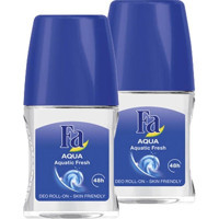Fa Aqua Mini Pudrasız Ter Önleyici Antiperspirant Roll-On Kadın Deodorant 2x25 ml
