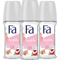 Fa Freshly Free Greyfurt Pudrasız Ter Önleyici Roll-On Kadın Deodorant 3x50 ml